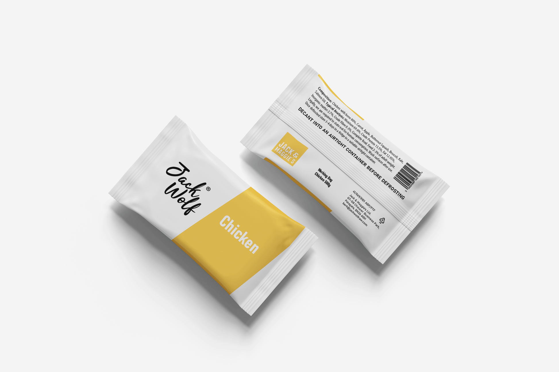 Jack Wolf Working Dog Chicken Chicken Recipe | Jack Wolf | Frozen Food for Dogs