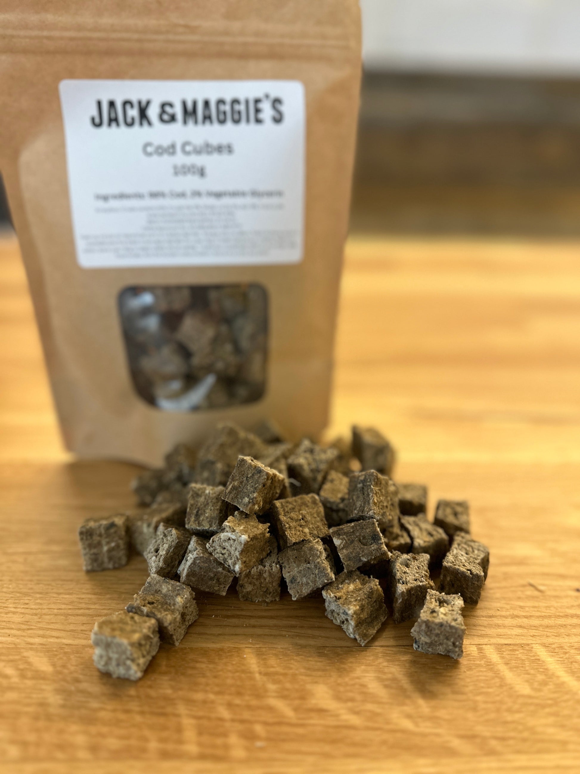 Jack Wolf Fish Cubes 100g