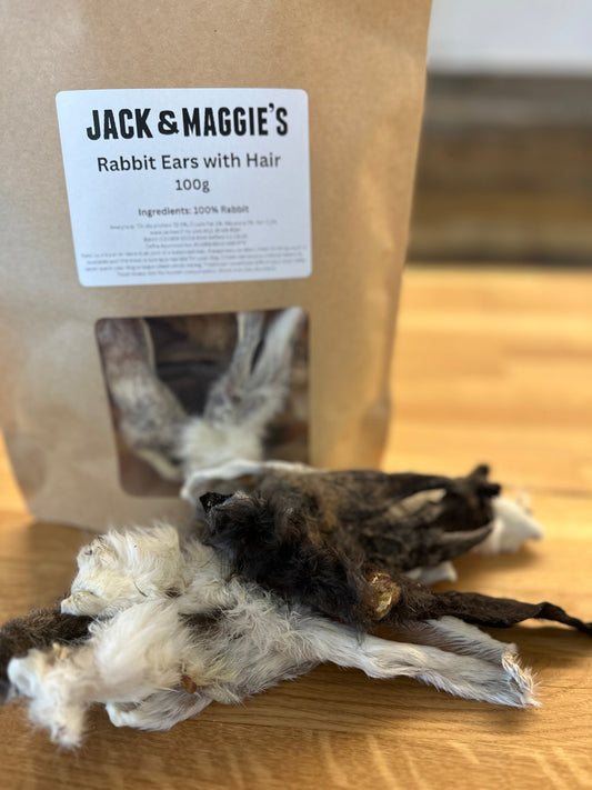 Jack Wolf Rabbit Ears with Hair 100g