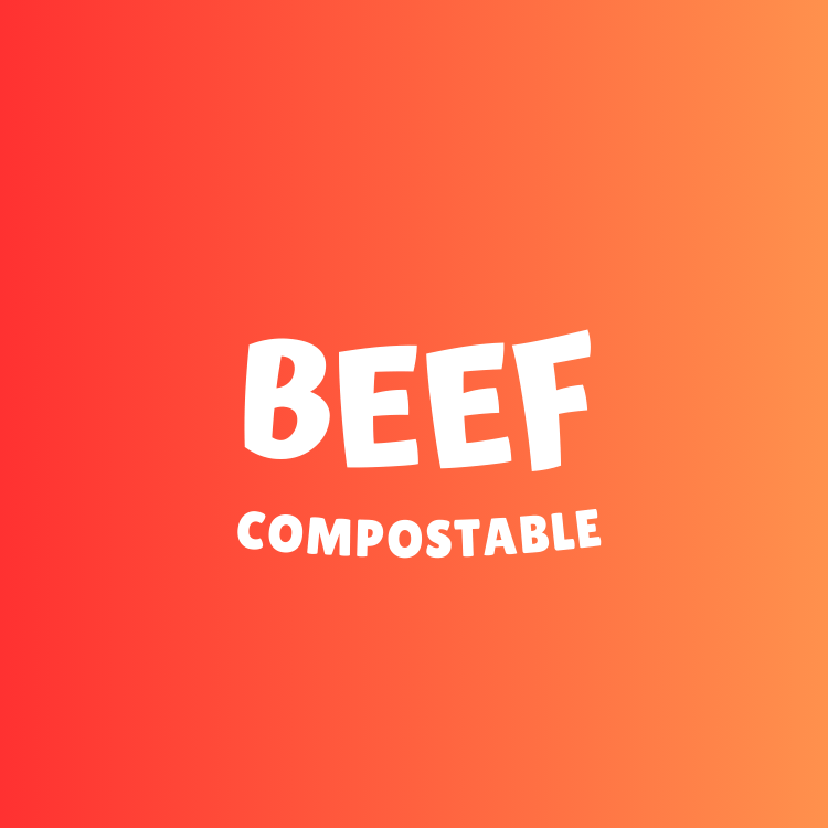 Jack Wolf Working Dog Beef - Compostable