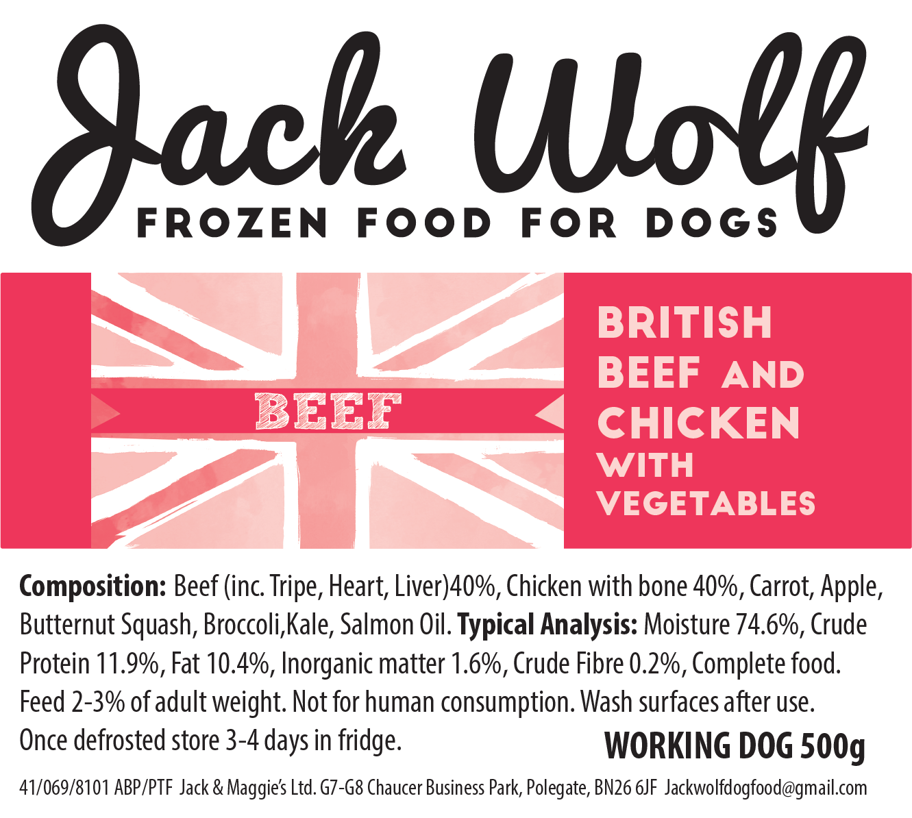 Working Dog Beef - Jack Wolf